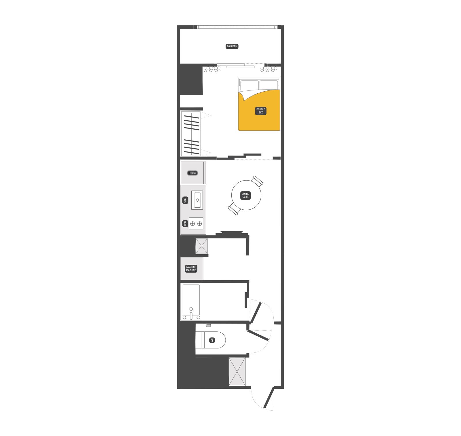 Dash Living Tsukiji East, Large Studio High Image Dash Living Tsukiji East, Large Studio High Image