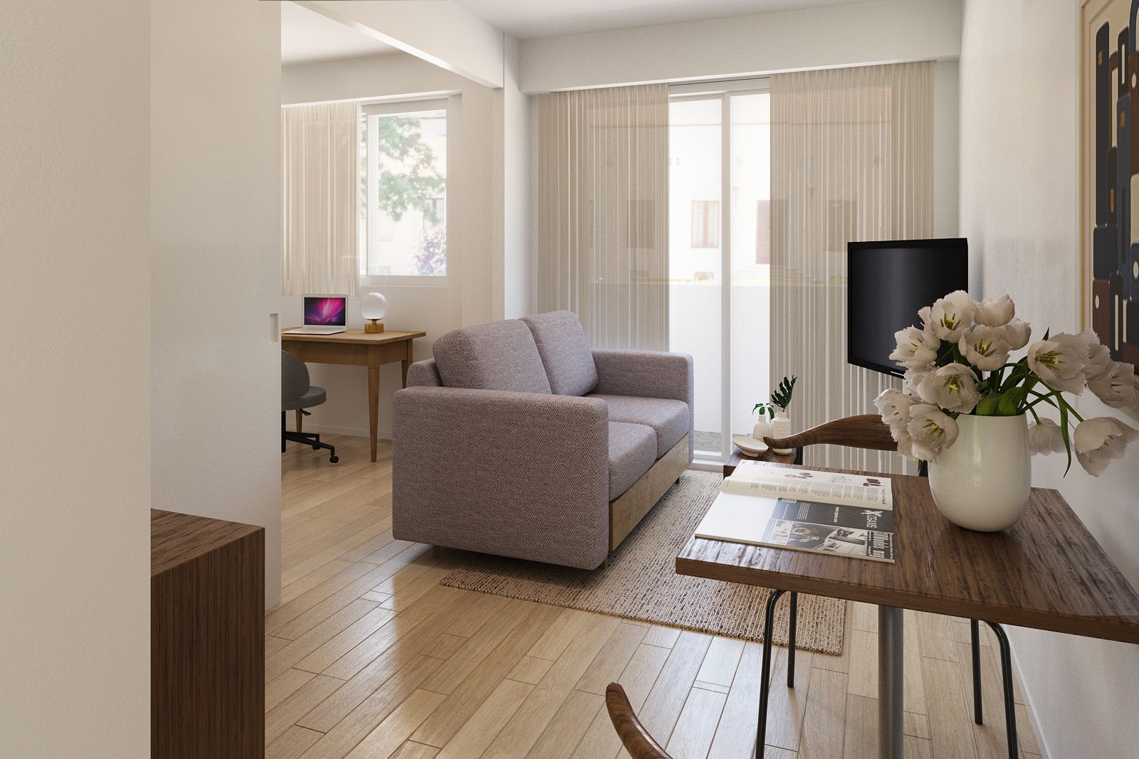 Dash Living Hatagaya, Deluxe 1 Bedroom Image